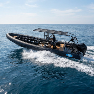 Bateau semi-rigide Hedia Luxury Patrol 960, coque rigide Orca Hypalon, tourisme, bateau semi-rigide gonflable 32 pieds 960 Hypalon aluminium, <span class=keywords><strong>10m</strong></span> - Product Image 1