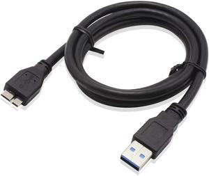 Cable DFX USB 3.0 a B de 60 cm, 5 Gbps, Macho, para Sincronización de Datos, para Disco Duro Externo SSD PC DFX-U3-01-A/MIC-M/M, 5 Gbps SUPER SPEED DA - Product Image 2