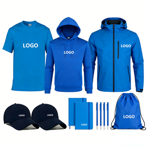 Promotional Gift Set <b>Custom</b> Logo T-shirt Branded Hoodies <b>Keychains</b> Water Bottles Caps for Sport Events Baseball Games - Product Image 1
