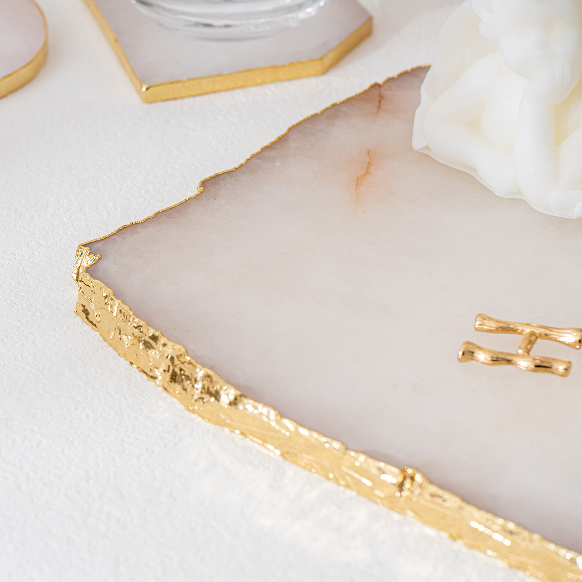 Wholesale Luxury White Pink Marble Platter Cake Display Tray Agate Stone cutter board Wholesale Luxury White Pink Marble Platter Cake Display Tray Agate  Wholesale,White,Pink,Marble Platter,Serving Trays,Tray
