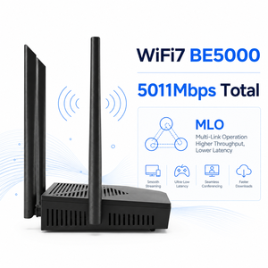 เราเตอร์ Hosecom 4 GE+1 RJ11+1 พอร์ต USB รองรับ Openwrt สำหรับไฟเบอร์บ้าน 2.4g + 5g ดูอัลแบนด์ กิกะบิต X PON Wifi 7 AX3000 สำหรับ FTTH - Product Image 2