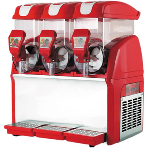 900W komersial tiga mangkuk ukuran penuh 15L * 1 Frozen minuman Dispenser 15L * 1 mesin makanan ringan untuk es minuman es dan jus - Product Image 3