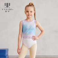 Justaucorps de gymnastique respirant pour jeunes et enfants, évacuation de l'humidité, service OEM ODM, conception personnalisée gratuite, idéal pour les événements scolaires et la pratique du ballet