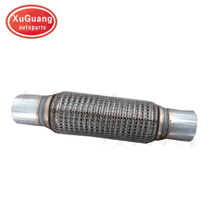 Pièce de rechange automobile, système d'échappement, 51*150*250mm, intérieur et extérieur, tresse intérieure et extérieure, tuyau flexible - Product Image 5