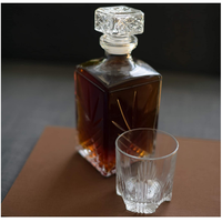 Botol Anggur Kaca Grosir, Botol Kaca, Botol Minuman Keras, Botol Whisky 750ml, Botol Vodka, Botol Kosong dengan Penutup Gabus