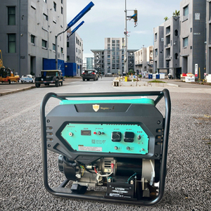 เครื่องกำเนิดไฟฟ้าเบนซินกำลังสูง 9.5 กิโลวัตต์ แบบโครงเปิด กำลังไฟฟ้า 9 กิโลวัตต์ มอเตอร์ทองแดงแท้ 100% สำหรับงานก่อสร้างและอุตสาหกรรม - Product Image 2