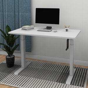 높게 추천된 아bs 손 크랭크 3mm/원형 2 다리 2 란 금속 수동 고도 조정가능한 책상 - Product Image 5