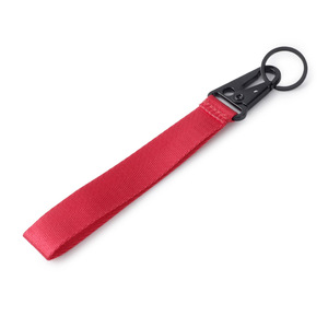 <b>Car</b> Keychain Red Fabric Wristband With Metal Clasp Anti Loss <b>Lanyard</b> For <b>Car</b> <b>Keys</b> - Product Image 4