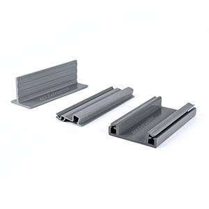 Couverture de harnais Rail de carte PCB DIN ignifuge inde Profils d'extrusion en plastique PVC ABS PC + ABS rigides personnalisés pour le fil électrique - Product Image 2