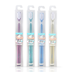 Cepillos de dientes de viaje con cerdas suaves y cabezal pequeño, manuales, para adultos, uso doméstico, paquete individual - Product Image 3