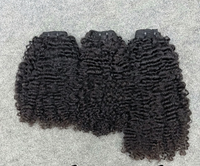 Lots de Cheveux Humains Bruts 100% Naturels Non Traités, Bouclés Style Birman et Indien, Cuticules Entièrement Alignées, Cheveux Remy, Cheveux Bruts Cambodgiens pour la Vente en Gros