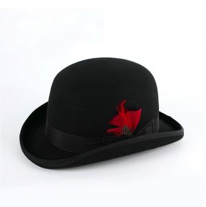 Sombrero Trilby Fedora Homburg X1256B para Adultos, Unisex, Estilo Retro, Casual, para las Cuatro Estaciones, con Ala Ancha - Product Image 3