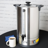 Cafetière professionnelle Marupin 50-100 tasses en acier inoxydable à double paroi, percolateur à café, urne de restauration pour hôtel, 950W 220V