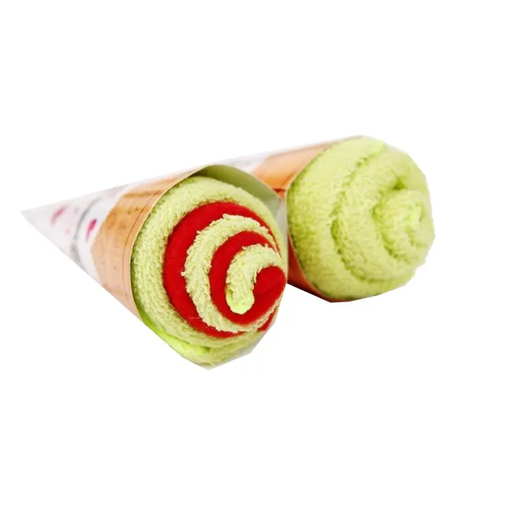 Creative Cake Towel Wedding Favors Towels ice cream shape