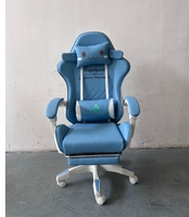 Chaise de Gaming 2026 en Cuir, Design Cartoon Mignon, avec Fonction Inclinable, Repose-Pieds et Verrouillage, Conception Compétitive pour Joueurs