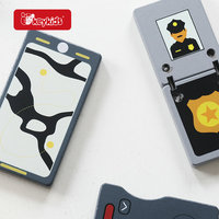 Set Kostum Main Peran Polisi Anak Kustom OEM dengan Rompi, Topi, Borgol, dan Walkie Talkie W10K089