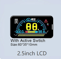 Pantalla LCD JK BMS de 2.5/3.2/4.3 Pulgadas, Accesorios para Paquetes de Baterías, CAN BT 9-36 con Módulo RS485 y Botón de Reinicio