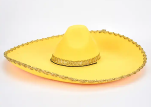 <span class=keywords><strong>Chapeau</strong></span> Sombrero <span class=keywords><strong>mexicain</strong></span> classique fantaisie aux couleurs variées avec large bord - Product Image 4