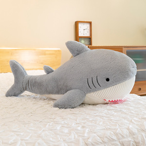 Peluche de Tiburón Transfronterizo de Algodón PP, Muñeco de Tiburón Grande Creativo con Diseño Dentado, Regalo de Recuerdo de Oceanario, Venta al por Mayor para Jóvenes - Product Image 6