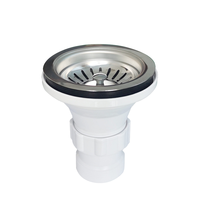 Crépine de lavabo en acier inoxydable de bonne qualité, lot de 2, pour évier de cuisine
