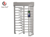 Porte de tourniquet en acier inoxydable Zento 304 Porte de tourniquet pleine hauteur anti-fuite anti-clip