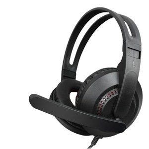 A2 Over Ear Headphones Dynamic Driver Wired Stereo <b>Gaming</b> Headset With Mic Button <b>Control</b> Plastic Material - Product Image 1