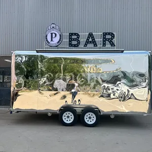 Camion de restauration rapide de style européen, chariot de restauration de pizza en plein air, remorque alimentaire mobile électrique - Product Image 2