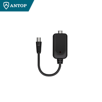 Kit d'amplificateur ANTOP 1 entrée/1 sortie, connecteur F, fréquence 47-862 MHz pour antenne TV, amplificateur externe pour mât