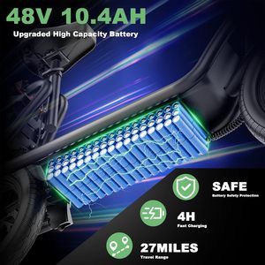 Premium velocità massima 22mph Scooter elettrico Per adulti 500W motore 14 ''pneumatico 27/49 miglia 40 km/h velocità Max 20km Per gamma - Product Image 3