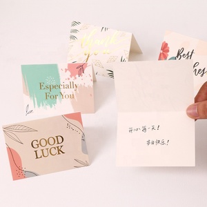 Tarjeta de agradecimiento impresa YUANG, mensaje de bendición festiva, tarjeta pequeña para después de la venta, tarjeta de felicitación de feliz cumpleaños y tarjeta de bendición en varios idiomas - Product Image 5