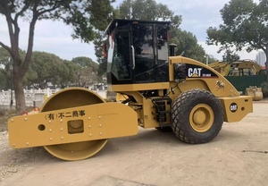 <b>Used</b> Caterpillar CS683E Single Drum Vibratory <b>Road</b> <b>Roller</b> 18.8 Ton Soil Compactor For Highway Construction - Product Image 5