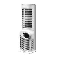 Climatiseur mobile à fréquence variable 18000 BTU avec télécommande, refroidissement/chauffage pour usage domestique