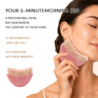 Brosse de massage lymphatique faciale prête à l'emploi, poils synthétiques, manche en plastique, lifting et sculpture de la peau, Gua Sha, masseur beauté pour spa à domicile