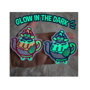 glow in the dark embroidered patches