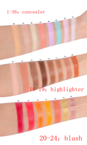 Private Label di Alta Pigmentato FAI DA TE Scegliere Il Colore e Palette di Trucco Evidenziatore Contorno Bronzo Blush Palette - Product Image 4