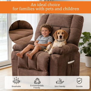Sofá <span class=keywords><strong>Eléctrico</strong></span> <span class=keywords><strong>Reclinable</strong></span> de Estilo Moderno <span class=keywords><strong>para</strong></span> Personas Mayores, <span class=keywords><strong>Sillón</strong></span> <span class=keywords><strong>Reclinable</strong></span> con Tela de Diseño Suave, Muebles de Sala de Estar <span class=keywords><strong>para</strong></span> Uso Doméstico - Product Image 6