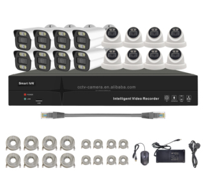 Enregistreur vidéo réseau, caméra CCTV, <span class=keywords><strong>surveillance</strong></span> vidéo, <span class=keywords><strong>kit</strong></span> système NVR PoE 16 canaux - Product Image 1