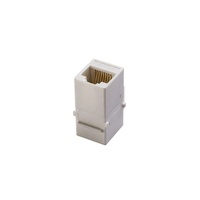 Cat6 UTP RJ45 8P8C 250MHz T568A/B CE RoHS untuk Panel Dinding Patch Panel Kabel Ethernet Extender Inline Keystone Coupler
