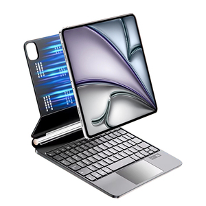 <span class=keywords><strong>Custodia</strong></span> con Tastiera Magnetica per <span class=keywords><strong>iPad</strong></span> <span class=keywords><strong>Air</strong></span> 13" M4/M3/M2 con Retroilluminazione a 7 Colori e Protezione Superiore - Product Image 1