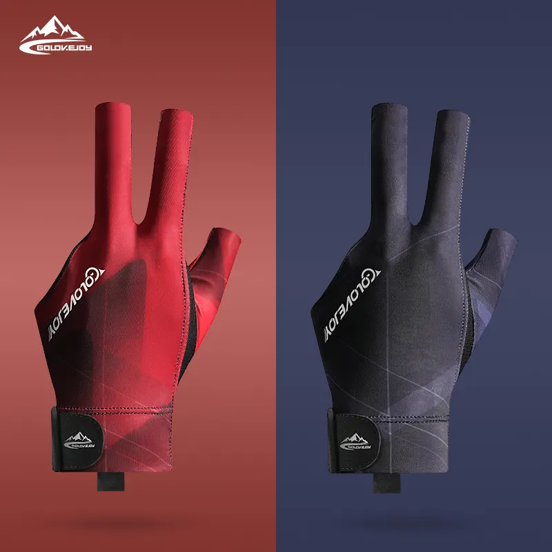 GOLOVEJOY XG67 Oem Gants de billard durables et respirants à 3 doigts Gants de billard à gauche ou à droite