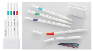 Lápiz de color Unni Emott, cuerpo blanco con impresión digital de 0,9 mm, juego multicolor para uso en oficina y escuela, serie M9EM4CL - Product Image 6