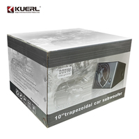 Kuer Nouveau Modèle Subwoofer Audio Voiture 10 Pouces avec Tweeter, Basses Puissantes, Grande Puissance, Bobine Simple, 12 V CC, Subwoofer Actif pour Voiture