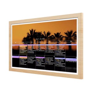 Nouvelle <span class=keywords><strong>tablette</strong></span> PC Android 15,6 pouces 1080p en bois, cadre photo numérique, processeur Octa-Core/Quad-Core, calendrier, Wi-Fi, RJ45, NFC, 4G - Product Image 1