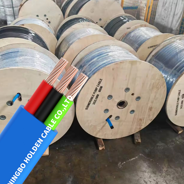Submersible Cable 10 8 12 Awg Xlpe Pvc Rubber Pump Cable Manufacturers