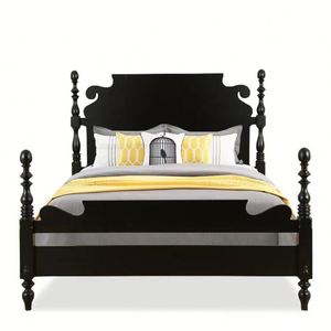 เตียงไม้เนื้อแข็งสไตล์อเมริกันลายทางแนวตั้ง ปรับแต่งได้ - Product Image 3