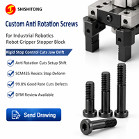 Vis anti-rotation en forme de D personnalisées, fabricant de fixations Torx à profil bas SCM435 pour blocs de freinage de préhenseurs robotiques