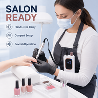 Kit de perceuse à ongles professionnelle Vantrend Beauty, rechargeable, portable, outil de salon, logo personnalisé, boîte de couleur, vente en gros, fournitures pour ongles, Chine