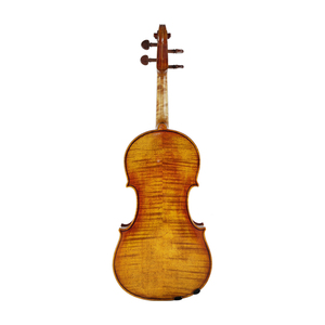 Violon artisanal en bois massif, table en épicéa russe, dos en érable roumain, touche en ébène, finition vernie, pour débutants et étudiants - Product Image 3