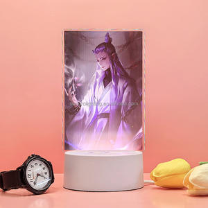 Usine personnalisée 3D Nezha <span class=keywords><strong>Reborn</strong></span> dessin animé décoration chambre Table veilleuse avec USB Promotion éclairage cadeau pour elle lui 2025 - Product Image 5
