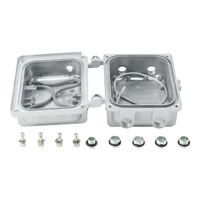 Boîtier électronique en aluminium personnalisé, amplificateur, boîtier en aluminium moulé sous pression, IP67, boîtier de projet de signal, boîte de projet, 128*94*78mm